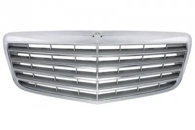 Grila fata ELEGANCE, completa, crom argintiu MERCEDES Clasa E intre 2006-2010
