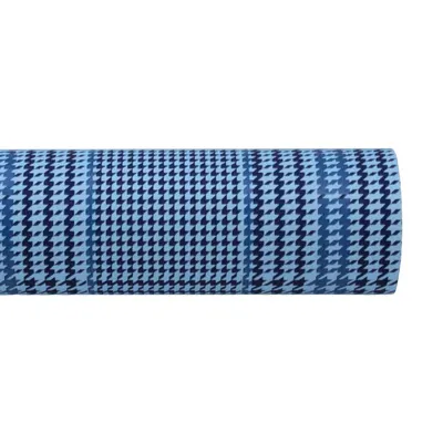 Hârtie ambalat cadouri tartan dungulițe albastre