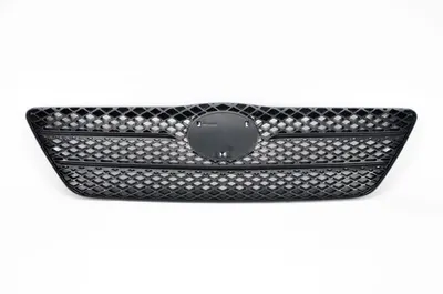 Grila radiator potrivit TOYOTA COROLLA 1.4-2.0D 2001-2008 pana in 2004 - (Hatchback, negru)