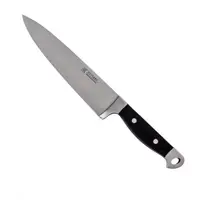 Cutit Legume Lux, Lungime Lama 20 cm, Argintiu / Negru