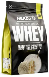 Instant Whey Protein, ciocolată albă, 750 g, Hero.Lab