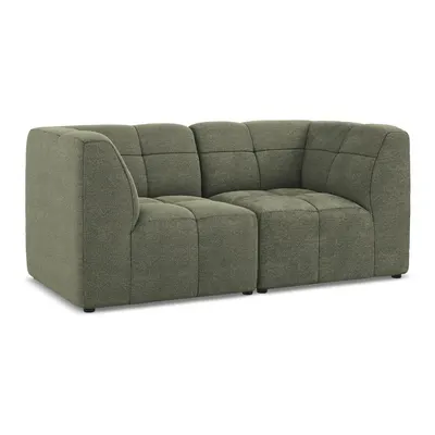Canapea verde cu tapițerie din țesătură bouclé 180 cm Aloha – Makamii