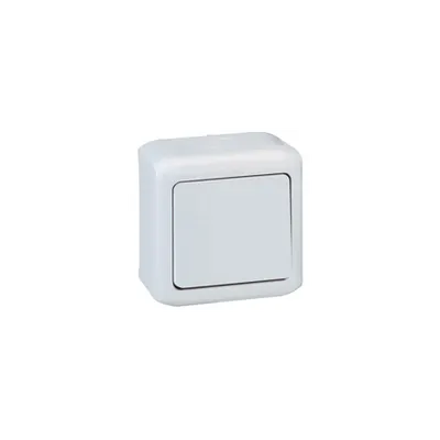 Intrerupator cap scara, 10 AX - 250 VA, IP44, gri