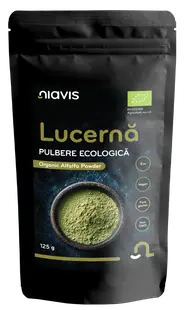 Lucerna (Alfalfa) Pulbere ecologica, 125g, Niavis