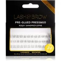 Lash Brow Press&Go Self-Adhesive Eyelashes gene false smocuri autoadezive No Make Up Brownie 1 buc
