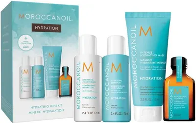 Kit de hidratare Moroccanoil cu 4 piese