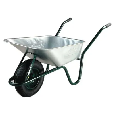 Roaba constructii cu roata pneumatica galvanizata Limex profi 100 L