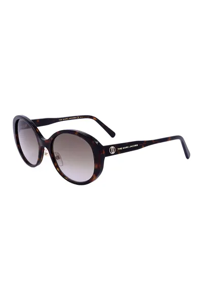 Ochelari de soare cat-eye cu lentile in degrade - Negru/Maro
