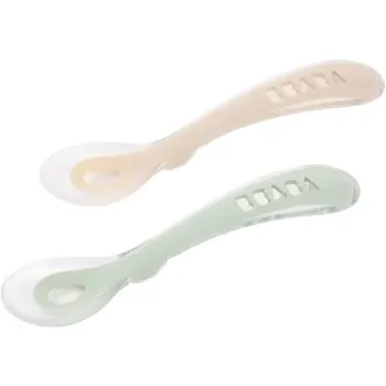 Beaba Silicone Spoon Set linguriță