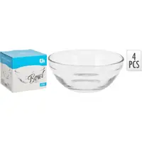 Set 4 boluri din sticlă 275 ml