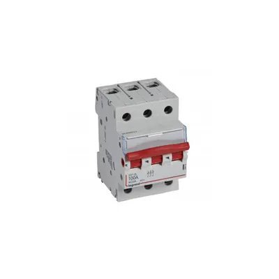 Separator modular - 3P 400 V~ - 100 A - rosu handle