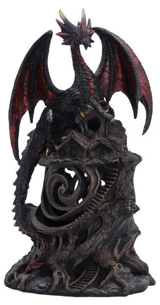 Statuetă Nemesis Now Fantasy: Dragons - Midnight Warden, 23.5 cm