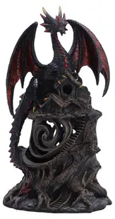 Statuetă Nemesis Now Fantasy: Dragons - Midnight Warden, 23.5 cm