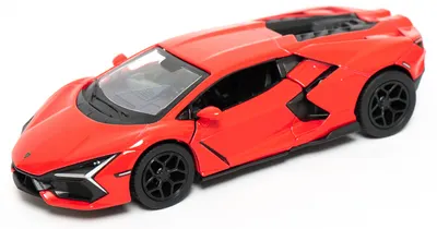 Mașinuță metalică Kinsmart - Lamborghini Revuelto, 1:38, roșu