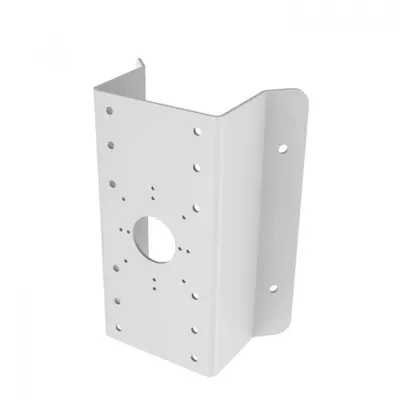 Suport pentru montaj pe colt Hikvision DS-1276ZJ-SUS, material otel inoxidabil, dimensiuni: 126 mm × 105 mm × 250 mm, greutate