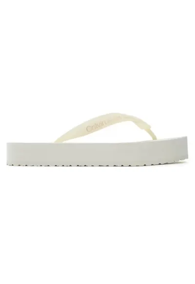 Papuci flip-flops pentru femei - YW0YW01620-0GG - Alb - Alb