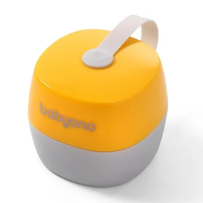 Babyono Natural Nursing Soother Box - Galben