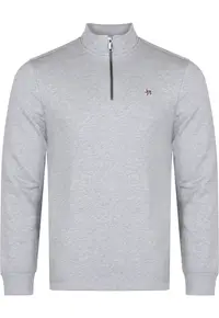 Bluza de trening cu fermoar la guler