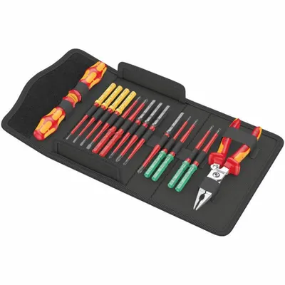 Set surubelnite pentru electrician Kraftform Kompakt VDE 17 Wera 05006612001, 17 piese