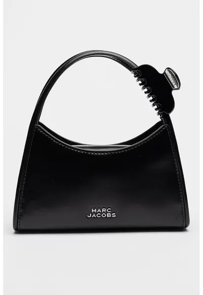 Geanta crossbody de piele The Glam - Negru