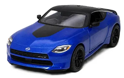 Mașinuță metalică Kinsmart Customized Edition - 2024 Nissan Fairlady Z, 1:36, albastru