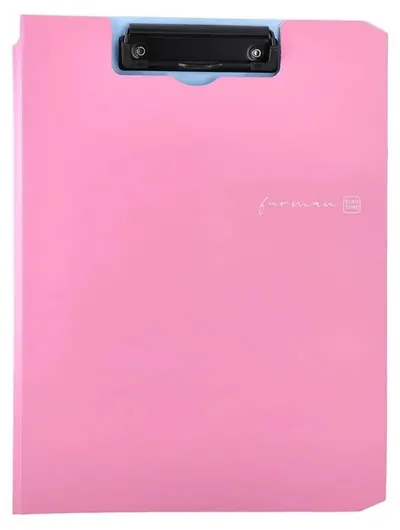 Clipboard cu capac Biro Time Furman - A4, roz