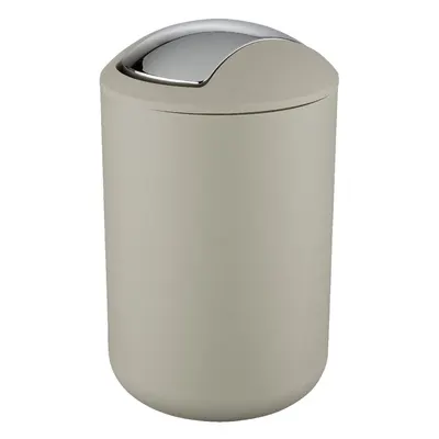 Coș de gunoi taupe din plastic 6,5 l Brasil – Wenko