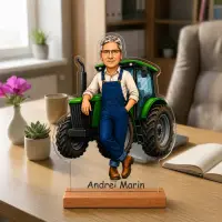 Caricatura Fermier- Statueta Personalizata tip Trofeu