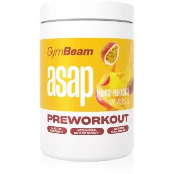 GymBeam ASAP Pre-Workout băutură solubilă pentru susținerea performanțelor sportive