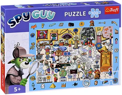 Puzzle Trefl cu 100 de piese - Spy Guy, în muzeu