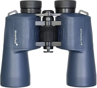 Binoclu Levenhuk - New Sherman PLUS, 10x50, albastru