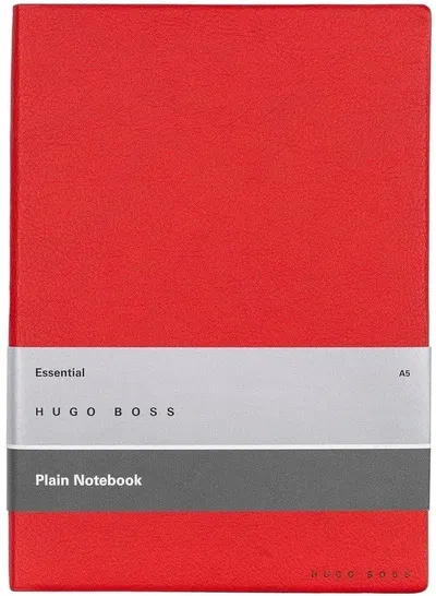 Caiet Hugo Boss Essential Storyline - A5, pagini albe, roșu
