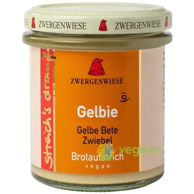 Crema Tartinabila Vegetala Gelbie cu Sfecla Galbena si Ceapa Ecologica/Bio 160g