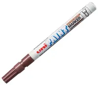 Marker permanent Uniball pe baza de ulei – Maro