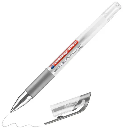 Stilou rola cu gel Edding 2185 - argintie