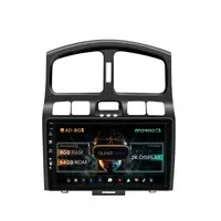 Navigatie 2K Hyundai Santa Fe (2001-2005), Android, S-Quadcore 4GB RAM + 64GB ROM, 9.5 Inch - AD-BGS90042K+AD-BGRKIT210V2