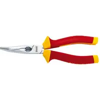 Cleste cu varf semirot.45grade VDE 205mm Klauke KL055205IS