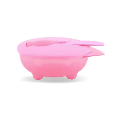 Set bol si lingura Lorelli Baby Care Roz