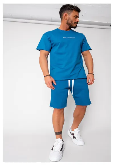 Set Axis tricou si pantalon scurt Peacock Blue 15861 - Peacock Blue