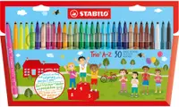 Carioci Stabilo Trio A-Z - 30 culori