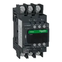 Contactor, TeSys Deca, 3P(3 NO), AC-3/AC-3e, <=400V, 65A, bobina standard 110V CC, terminale inelare cu borne tip lug