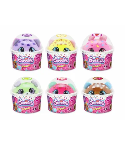 Mini jucarie Engros de plus parfumata, Sweetyz Scoops, diverse modele si arome