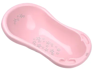 Cadita pentru bebelusi Lorelli - Little stars, 84 cm, roz