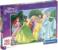 Puzzle pentru copii Clementoni din 180 piese - Prințese Disney
