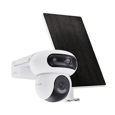 CAMERA EZVIZ CU PANOU SOLAR HB90+8W SOLAR PANEL KIT, Senzor CMOS de scanare progresivă de 1/3" de 4 MP, Lentila superioară: 2,8