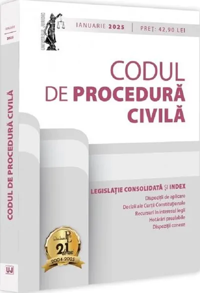 Codul de procedură civilă: Ianuarie 2025 - Paperback brosat - Dan Lupaşcu