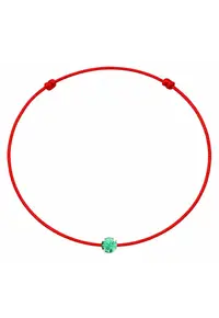 Bratara martisor decorata cu cristal Preciosa - Verde menta