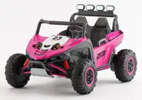 UTV electric pentru copii, Kinderauto Arrow Dune-Buggy, 220W, 12V, roti EVA, 2 locuri, premium, roz
