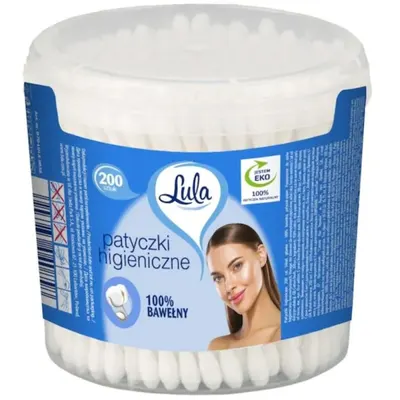Betisoare Igienice Bio de Urechi Lula, 200 Bucati