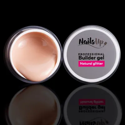 Gel UV Constructie NAILSUP Natural Glitter 50g